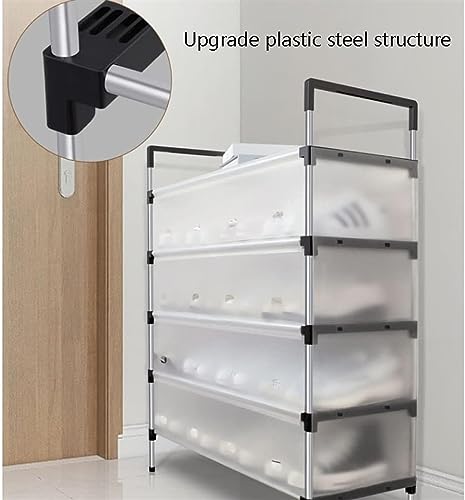 KRHINO Shoe Rack 4 Tiers And 5 Tiers Shoe Rack Organizer For Entryway, Stackable Shoe Shelf Shoe Racks For Bedroom Closet (Color : 5, Size : 80CM