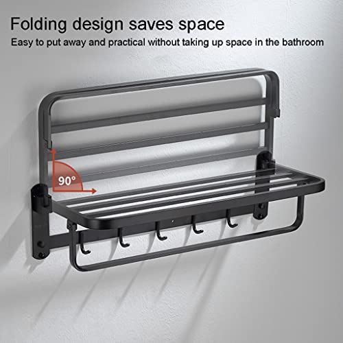 HIGOH Towel Racks,Bathroom Towel Rack Wall Mounted Towel Holder,Bathroom Towel Rack,Bathroom Rack,Bathroom Hardware Bathroom