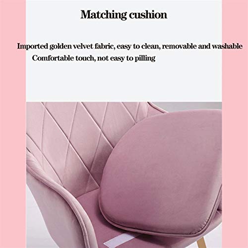 Modern Kitchen Dining Room Chairs Velvet Dining Chairs Upholstered Accent Armchair Vintage Leisure Chair Metal Golden Legs For Dining Living Room