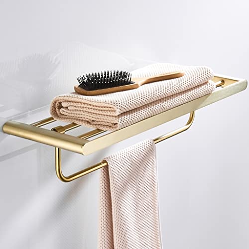 HIGOH Towel Racks, Bathroom Towel Rack Wall Mounted Towel Holder,Nordic Brushed Towel Rack,Bathroom Hardware,Bath Towel Holder