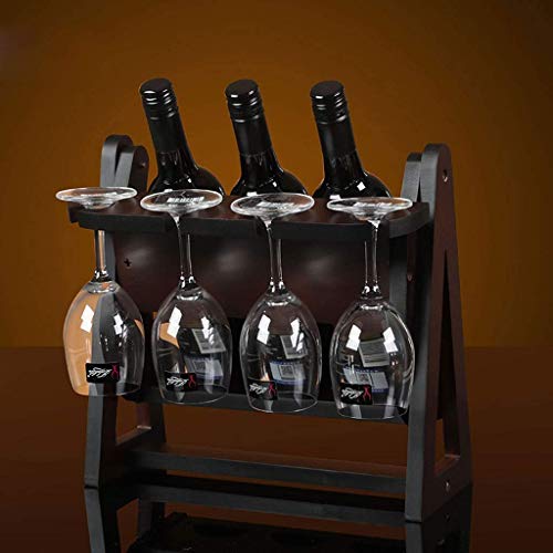NEOCHY Wine Rack,Multi-Functionalwine Rack Creative Wine Rack Homenishings Wine Bottle Holder Simple Display Stand