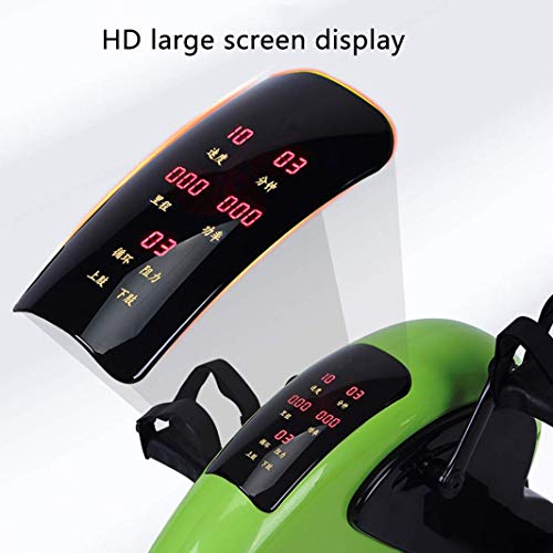 LUNEZY Electronic Physical Therapy Rehab Bicycle, Adjustable Stroke Rehabilitation Pedal Exerciser, Adjustable Resistance Arm & Leg Indoor Fitnes