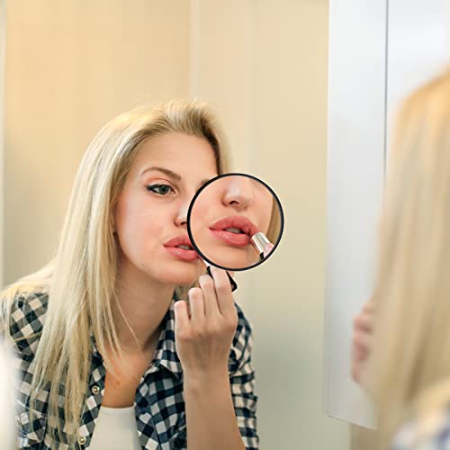 wlertcop Magnifying Mirror 10x Travel Magnifying Mirror Compact Mirror with Tweezer Cosmetic Mirror Magnified Makeup Mirror tweezer magnifying mi