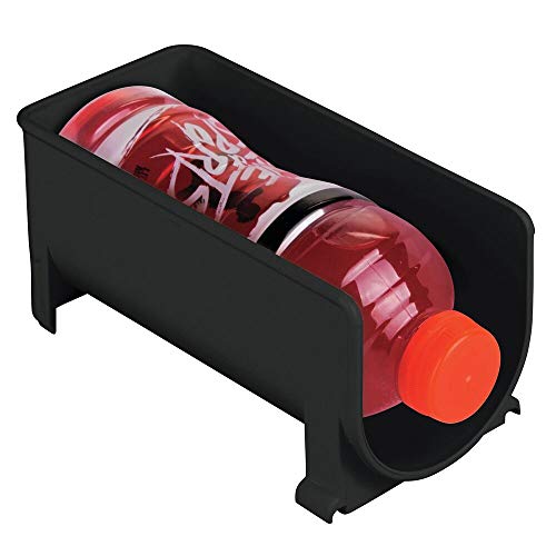 mDesign Set of 8 Modern Bottle Holders – Stackable Water Bottle Holder for Various Drink Bottles – Stylish Kitchen Accessories Set for the Kitche