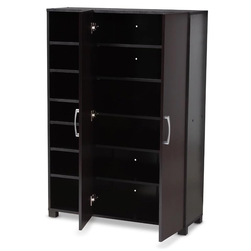 LUKEO Hallway Furniture and Shoes Storage 2 Door Entryway Shoe Storage Cabinet with Shelves
