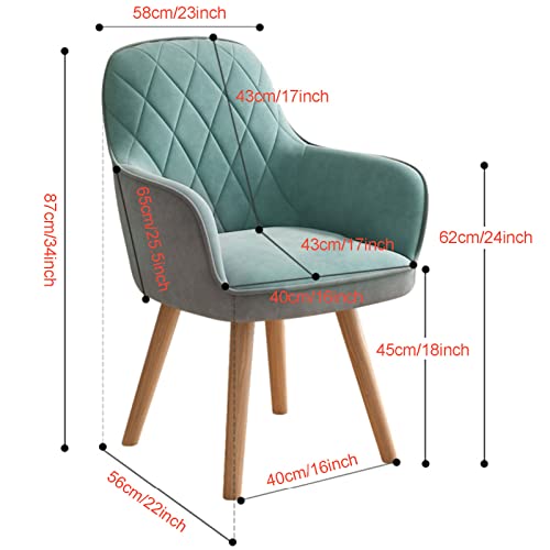 office chair gaming chair computer chair Upholstered Dining Room Chairs,Modern Kitchen Chairs Accent Chairs Velvet Tufted Waiting Room Chairs wit