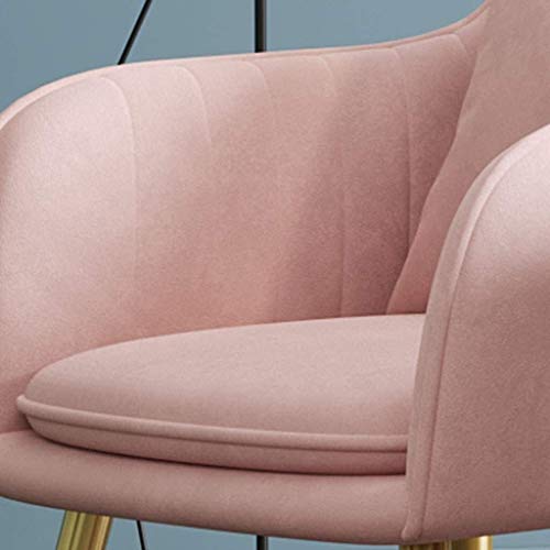 Modern Kitchen Dining Room Chairs Set Of 2 Velvet Dining Chair Kitchen Counter Lounge Living Room Corner Chair Metal Legs with Armrests & Backres