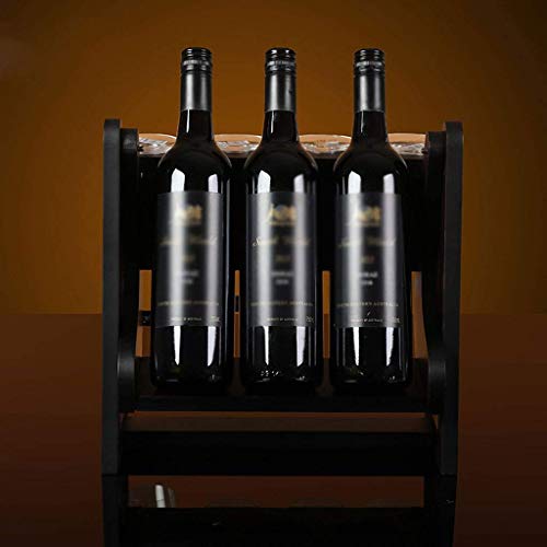 NEOCHY Wine Rack,Multi-Functionalwine Rack Creative Wine Rack Homenishings Wine Bottle Holder Simple Display Stand