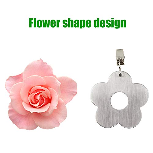 EQLEF Tablecloth Weights, Stainless Steel Tablecloth Weights with Clips for Indoor Outdoor Home Kitchen Wedding Party Picnic(8 pcs)