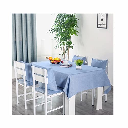 EHOMERY Table Cloth Girls Outdoor Tablecloth Clips For Wind Simple Solid Color Table Clothes Long Rectangle Tablecloth Polyester Cotton Linen Gra