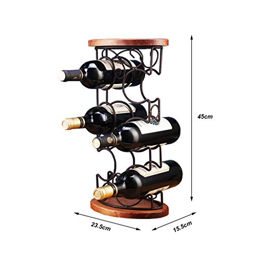 NEOCHY Wine Rack Pure Display Stand, Multiple Bottle Rack, Multi-Layer Easy to Install, Suitable for Bar Counter