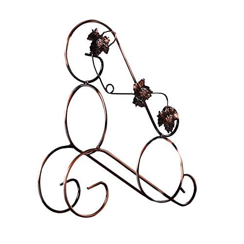NEOCHY Retro Style Bronze Wine Holder Maple Leaf Wine Rack Holder Pretty Ornaments Home Accessories Barware