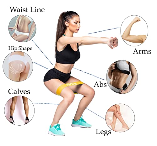 TROTH Resistance Bands Set - Resistance Band Women, Booty Exercise Band, Resistance Bands Set Men, Home Gym Strength Training Equipment, Fitness