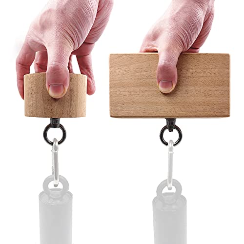 Lights Mountain Wooden Pinch Block Grip Hand Grip Workout Climbing Power Grips Forearm Finger Exerciser Strength Training Strengthener Equipment