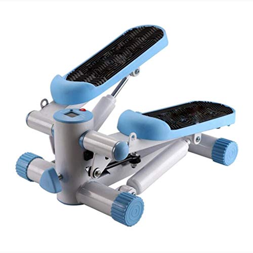 TWDYC Mini Stepper Mini Fitness Exercise Machine Step Trainer Equipment with Resistance Bands Durable Safe Treadmill and Comfortable Foot Pedals
