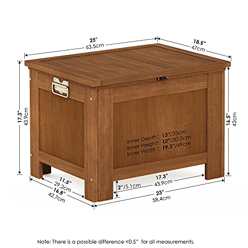 Furinno Tioman Outdoor Hardwood Cooler storage box