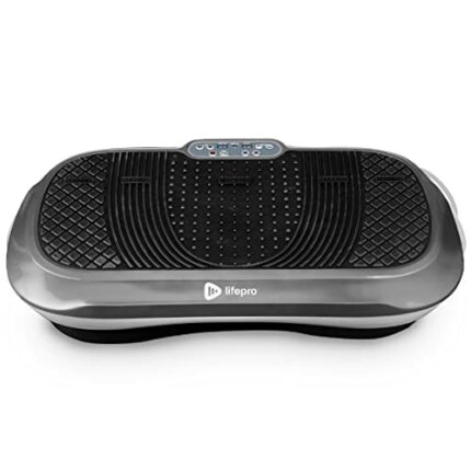 LifePro Waver Vibration Plate Exercise Machine - Whole Body Workout Vibration Fitness Platform w/ Loop Bands - Home Training Equipment for Weight