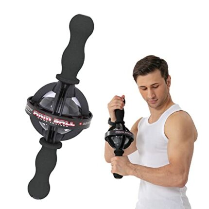 DLLY Arm Ball Arm Strength Exerciser Forearm Exercise Gyroscope Arm Strength Training Equipment Fitness Equipment with LED Light Wrist Power Ball