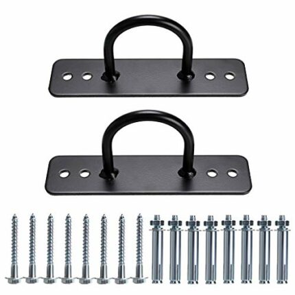 Hipiwe Ceiling Anchor Wall Mount Bracket for Suspension Straps, Gymnastic Rings, Aerial Yoga Swing & Hammock, Resistance Band, Battle Rope