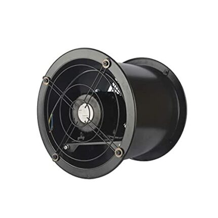 WUHUAROU 10 Inch Inverter Exhaust Fan Non-sticking Fume Strong Brushless Direct Current Motor Ventilation with Third Gear Speed Control