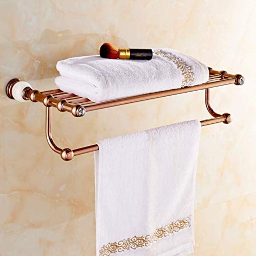 KNOXC Towel Racks,Bath Towel Rail Double Towel Rail Multi-Size Wall Mount Made of Brushed. Multifunctional Towel Rack