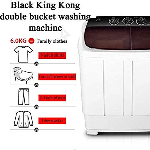 XIAOJUN Washing Out One-piece Double-barrel Double-cylinder Small Household Semi-automatic Mini Washing Machine