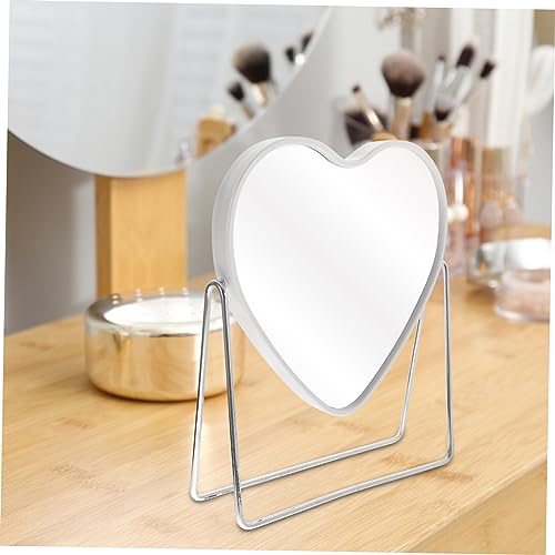 FOMIYES 4pcs double sided makeup mirror square mirrors make up holder double sided mirror travel mirror with magnification office tables for home