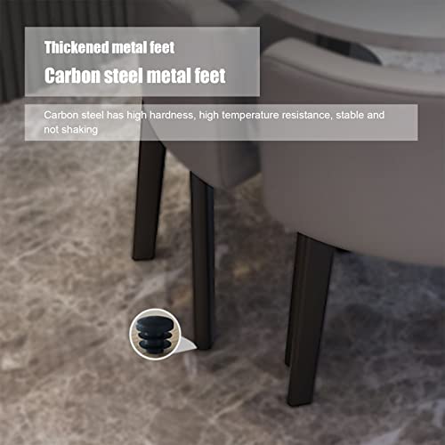 Office Reception Round Dining Table Set for 4, Business Reception Desk Table and Chair Combination,Hotel Lobby Dining Table Set,Bedroom Balcony L