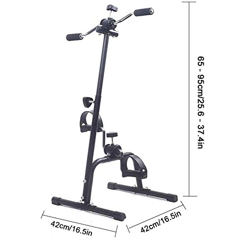 LUNEZY Portable Pedal Exercise Bike Arm And Leg Exerciser, Fitness Equipment for Seniors And Elderly, Physical Therapy Leg Exercisers