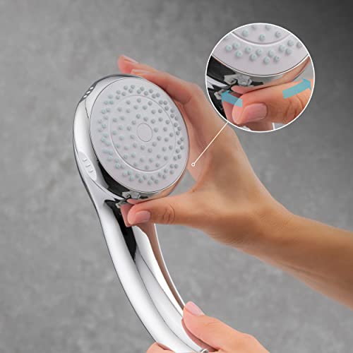 Mira Showers Logic Showerhead Handheld 4 Spray Showerhead Chrome 2.1605.176