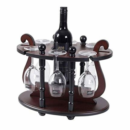 ZYZMH Solid Wood Wine Rack, European Wine Rack, Wooden Upside Down Wine Rack, Durable, Friendly and Tasteless.