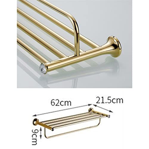 HIGOH Towel Racks,Bathroom Towel Rack Wall Mounted Towel Holder,Bathroom Accessory Towel Rack,Towel Holder,Bathroom Shelf Holder Bath Hardware wi