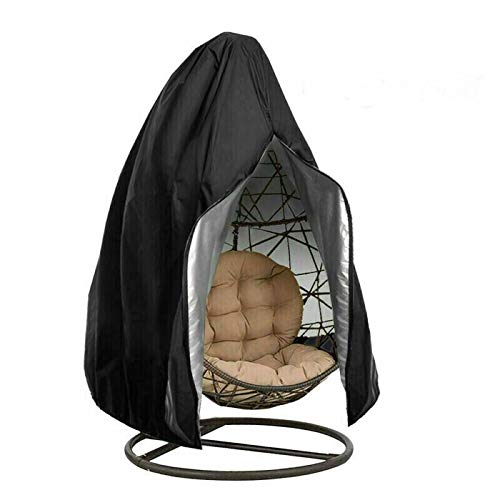 CMY Garden Hanging Chair Cover, Patio Chair Dust Waterproof UV Protector Swing Chair Cover With Zipper For Outdoor Egg Chair, Swing Chair, Rattan