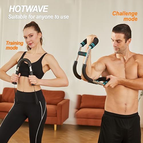 HOTWAVE Ultimate Twister Arm Exerciser.Adjustable Chest Expander, Forearm Enhanced Exercise Strengthener.Upper Body Strength Training Machine.Por