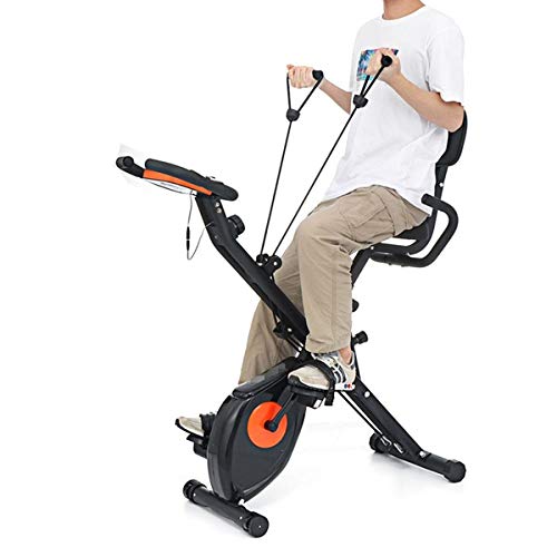 n/a Pieghevole Mute Indoor Bike 8 Gear Resistenza Magnetica Pedale Fitness Bicicletta Uomo/donna Esercizio Domestico Ciclismo Allenatore Sport