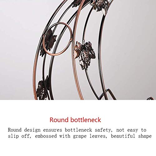 NEOCHY Household Wine Cup Rack Creative Wine Rack Decorative High-Legged Wine Decoration Upside-Down Wine Bottle Rack European Wine Rack, Crescen