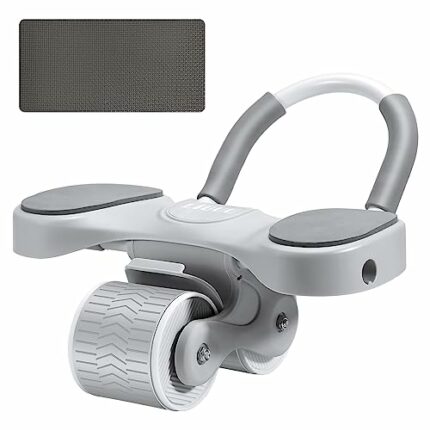 Olerd Ab Roller Wheel, Automatic Rebound AbdominalWheel for Newbies with Elbow Support Workout Equipment for Core Strength Training, Home & Gym