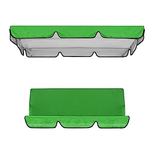 Rianpesn Outdoor Swing with Canopy, Replacement Canopy Swing for Patio 2-3 Seats, Waterproof Seat for Top Cover Outdoor Swing, Chair Covers