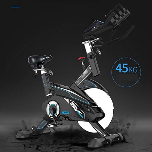 N/A Indoor Cycling Bike Trainer Belt Drive and Study Spinning Bike Fast Weight Loss Quiet Pedal Exercise Bicycle