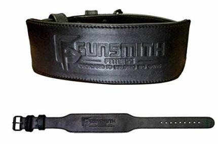 Gunsmith Fitness Apex Lifting Belt - Ultra Premium Handmade, All Black Olympic & Powerlifting