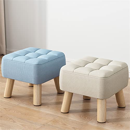 LUKEO Small Stool, Household Soft Bag, Low Stool Cushion, Foot Stool, Sofa Stool, Living Room, Coffee Table, Home (Color : 3-pack, Size : Talla �