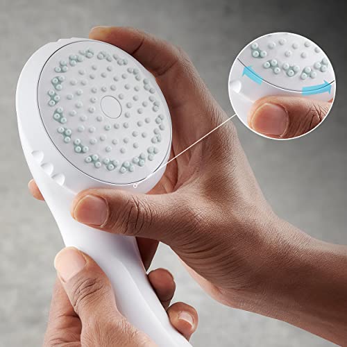 Mira Response Adjustable 4 Spray Mode Shower Head Grey/White