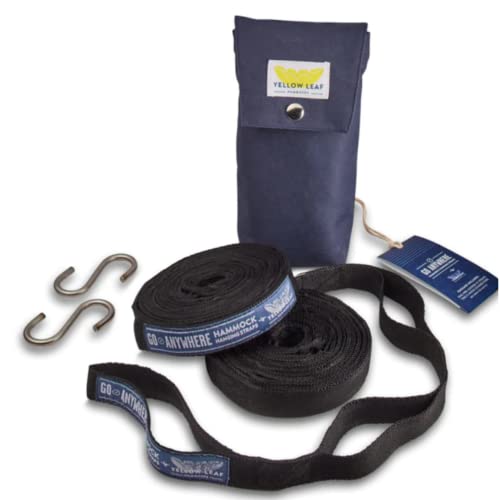 Handwoven Hanging Chair by Yellow Leaf Hammocks - Fits 1 Person, 330lb Max - Kick Back for Full-Body Recline - Weathersafe, Ultra Soft, Hang Anyw