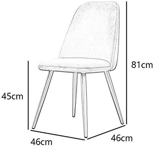 Modern Kitchen Dining Room Chairs Vintage Dining Chairs Set Of 6 Kitchen Counter Chairs Lounge Leisure Living Room Corner Chairs With Metal Legs