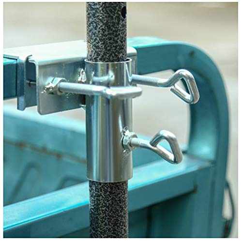 KENANLAN Heavy Duty Parasol Holder Patio Sun Umbrella Holder Fixed Clip for Balcony Railing