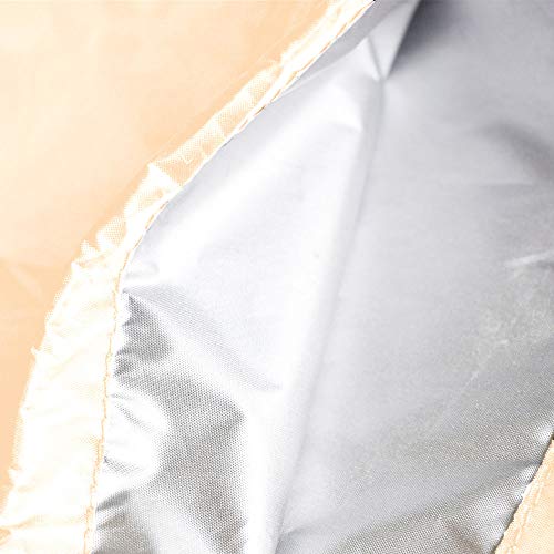 CHEYLIZI L Shape Garden Sofa Covers Waterproof, Dustproof Patio Furniture Corner Sofa Couch Protective Cover with Durable Hem Cord Windproof, 210