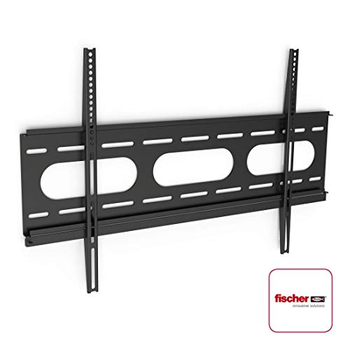 Hama 84474 TV wall bracket (for televisions from 37 to 90 inches, including Fischer dowels, VESA up to 800 x 500, wall distance only 2.5 cm, max.