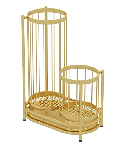 SEYFI Umbrella Holder Iron Umbrella Stand Modern Business Large Capacity Umbrella Bucket Hotel Office Entrance Hallway Umbrella Storage Rack Umbr