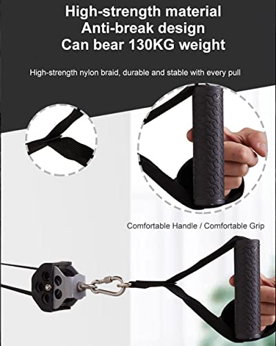 Wall-mounted Eccentric Flywheel Training Equipment, Variable Resistance Centrifuge pully Trainer, Home Gym Strength Training Equipment with Acces