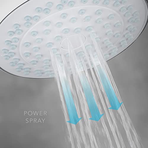 Mira Showers Logic Showerhead Handheld 4 Spray Showerhead Chrome 2.1605.176